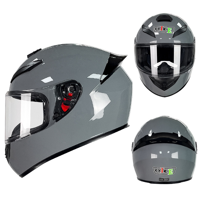 Cascos de Motocicleta para Hombre y Mujer, Cascos de Seguridad para Vehículos Eléctricos de Invierno, Cascos Integrales para Motociclistas para Todas las Estaciones, Protección de Tendencia Nacional para Conducir