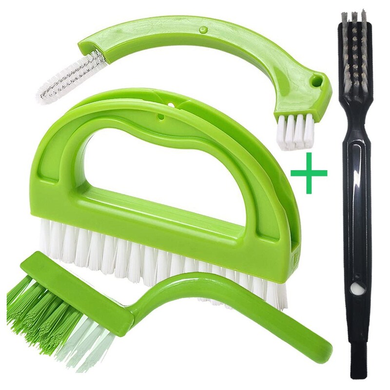 Tile joint brush 4 in one joint scrubber kitchen bathroom cleaning brush grouting mold cleaning brush