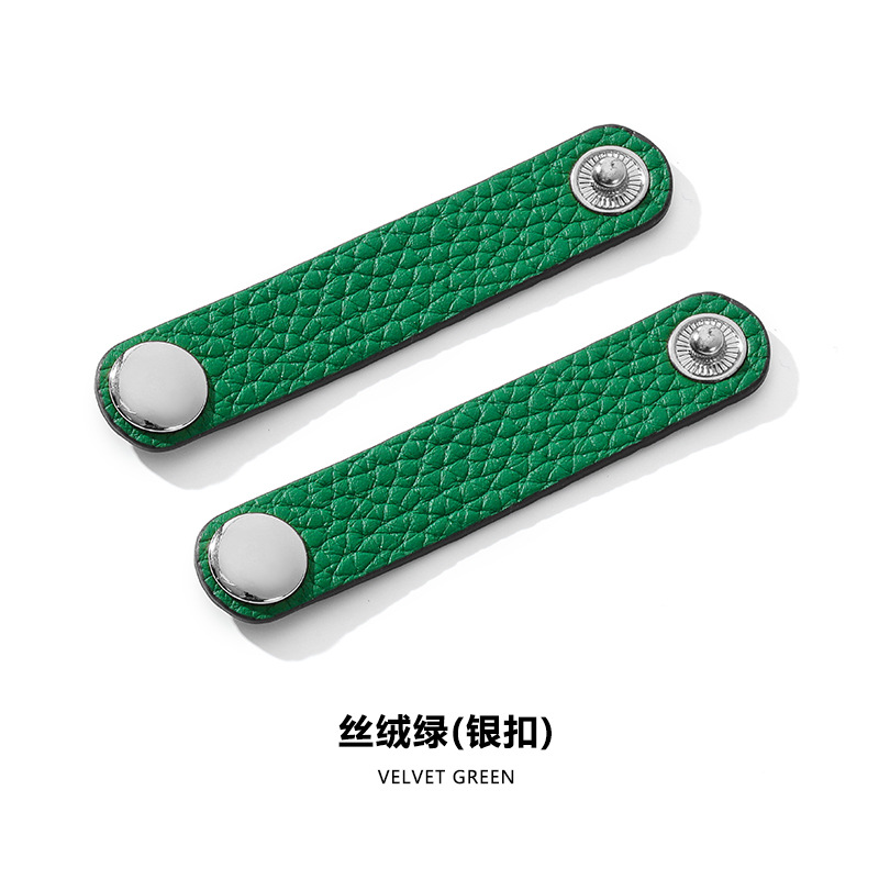 D-55 velvet green silver buckle/2