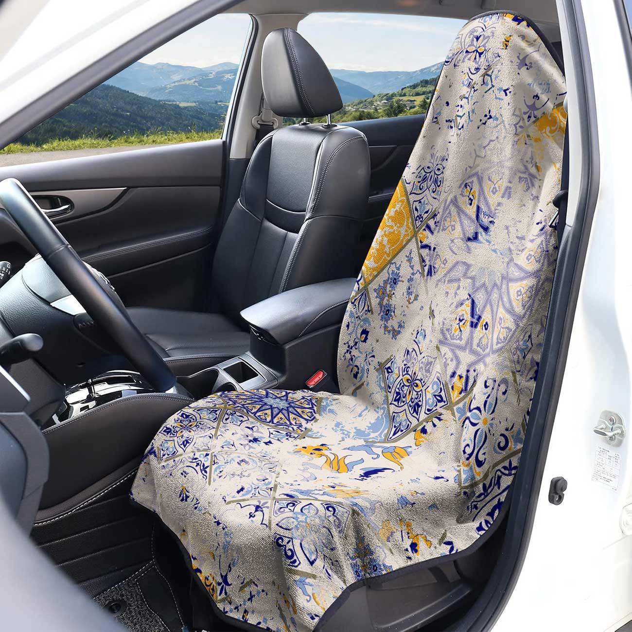 Car seat towel cover front seat protector suitable for gym and exercise, universal for all seasons, car use 76
