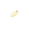 Factory spot supply 5*12mm oval tailproof tail stainless steel mirror DIY engraving oval tag pendant