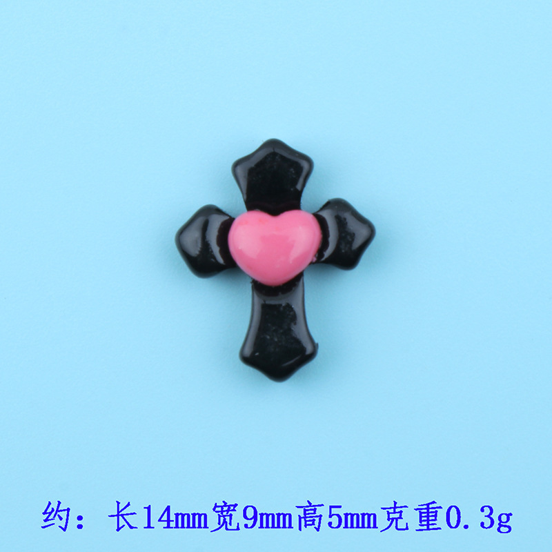 新款卡通亮面迷你万圣节系列树脂配件diy手机壳美甲发夹发绳材料|undefined