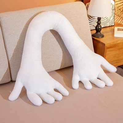 Oyuncaq yastıqlar — Hug Doll Plush Doll - white-teddy-velvet-80cm018kg