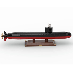 C5964 Rapid Attack Nuclear Submarine and Bracket 563 Particle Number