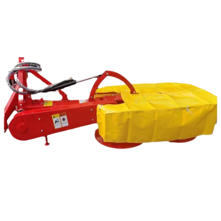 圆盘割草机四轮带后置双圆盘割草机牧草苜蓿割草机收割牧草机器