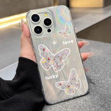 北美站榜单简约蝴蝶iphone17手机壳羽纱16promax女款15pm高级防摔