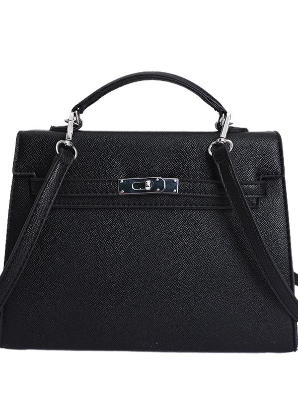 Botón de plata estampado de palma portátil Kelly bolso pequeño para mujeres 2026 ventas transfronterizas calientes nuevo lujo ligero de alta sensación mochila