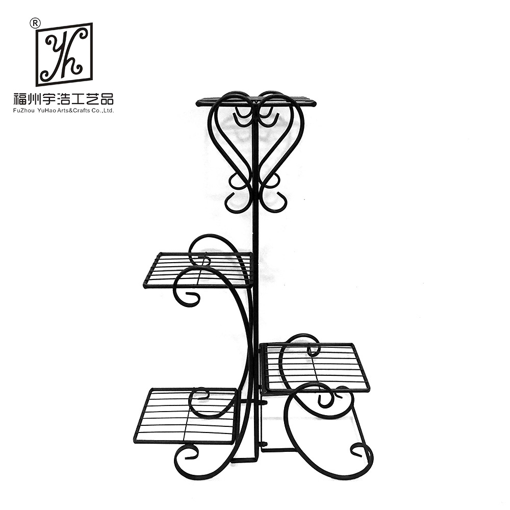 2 阳台户外庭院铁艺方形铁线四层花架.jpg