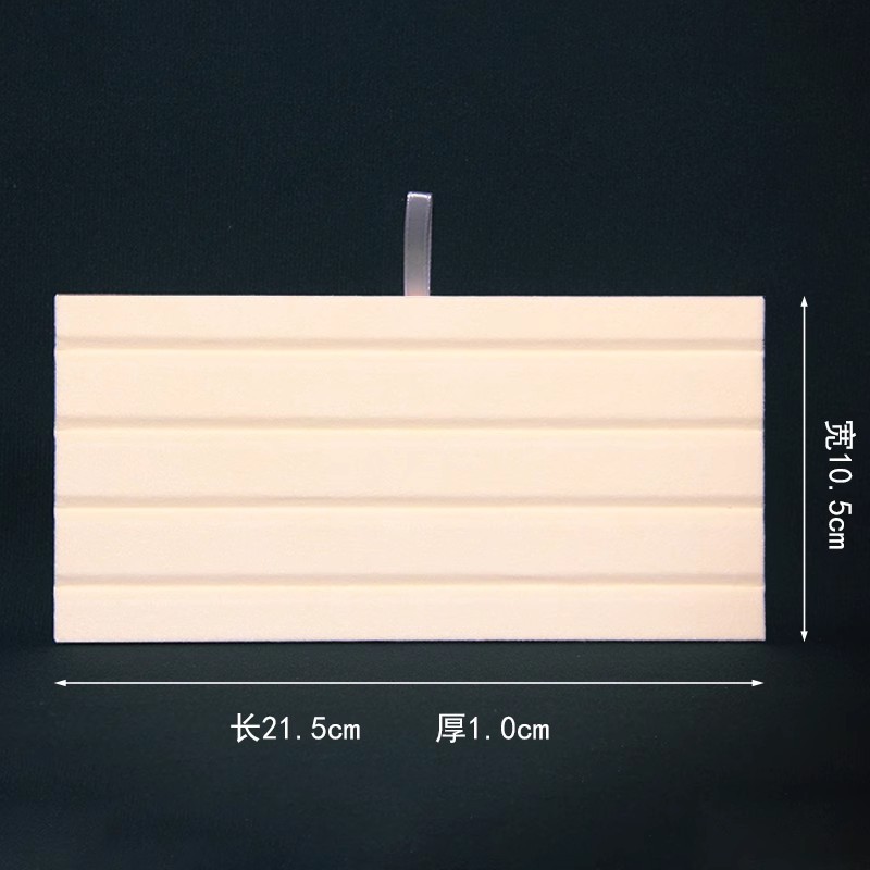 우드 그레인 베어 다이아몬드-베이지 수평 스트립 패널