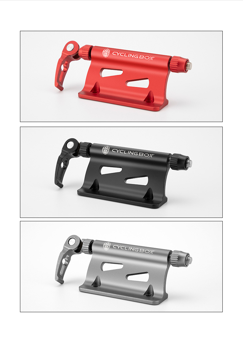 Fourche de vélo fixe en alliage d'aluminium pour montagne, portable, détachable rapidement, cadre suspendu arrière, équipement de conduite_voghion.com