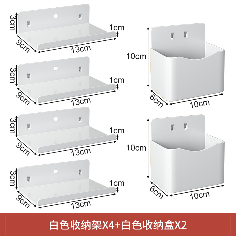 Estante de escritorio Estante de escritorio Estante de escritorio Tablero de agujero Escritorio de aprendizaje para el hogar Estante de exhibición de almacenamiento de estación de oficina multicapa