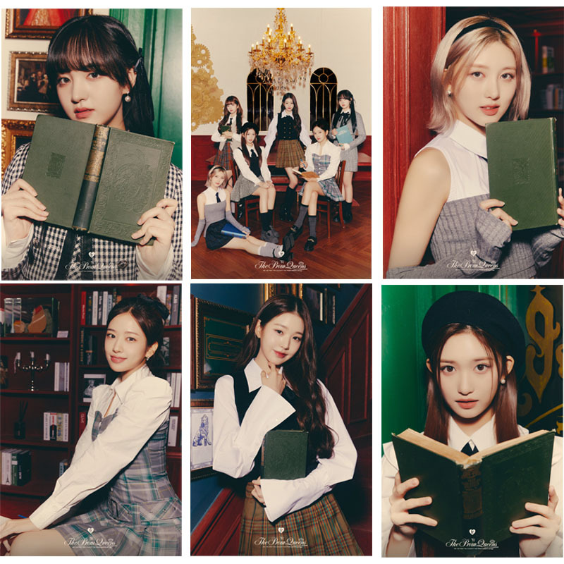 IVE 《The Prom Queens》成员预告照不干胶海报 墙贴画 明星周边