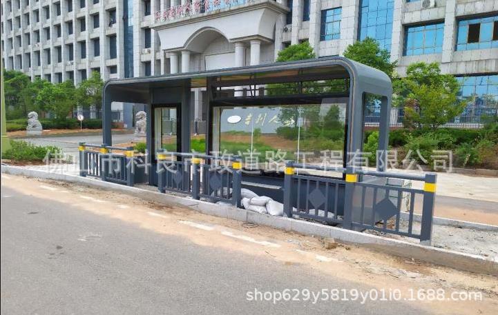 厂家直销镀锌烤漆候车亭304不锈钢候车亭智能候车亭仿古候车亭