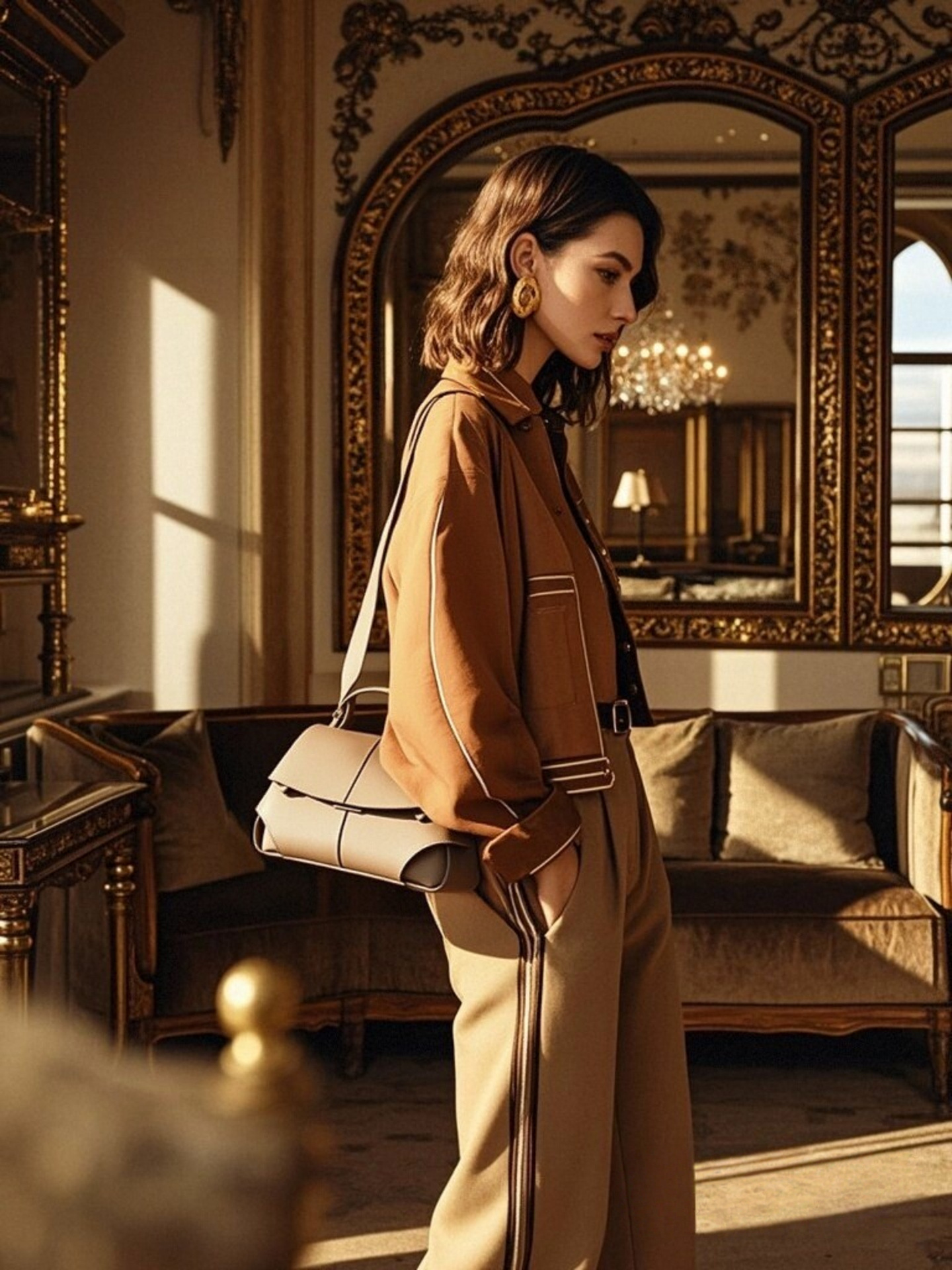 Borsa a tracolla elegante in pelle da donna, borsa a spalla_voghion.com