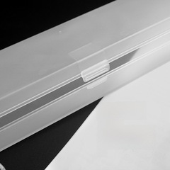 Japanese Minimalist Style PP Matte Plastic Straightener Curling Iron Box Makeup Brush Organizer