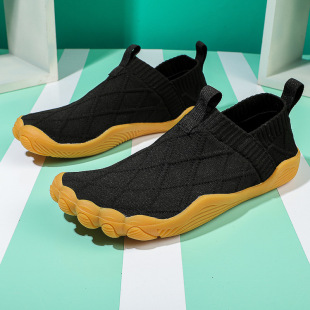 Men's Outdoor Casual Shoes Wide-toe Barefoot Shoes Non-slip Beef Tendon Rubber Shoes Slip-on Men's Casual Shoes Outdoor sneaker
