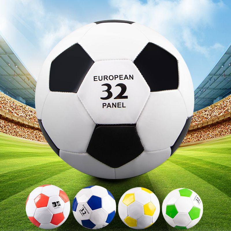 Black and White Sports Football Size 2 for Children, Size 3 for Kindergarten, Size 4 and 5 for Adults, Competition and Training Ball