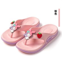 2025新款居家儿童人字拖耐磨可爱卡通家居大中童夹脚沙滩拖鞋批发