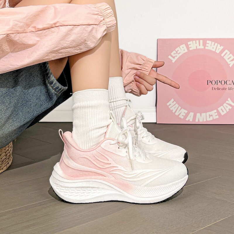 Sports Shoes Dopamine Physical Fitness Running Shoes Popcorn Shock-Absorbing Ultra-Light Running Shoes Ultra-Soft Rocking Sole Sports Shoes for Women Sports Shoes Dopamine Physical Fitness Running Shoes Popcorn Shock-Absorbing Ultra-Light Running Shoes Ultra-Soft Rocking Sole Sports Shoes for Women