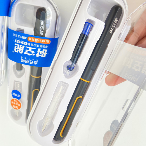 Dianshi 7154 space-time capsule pen student practice calligraphy positive posture F tip non-splashing pen stationery wholesale