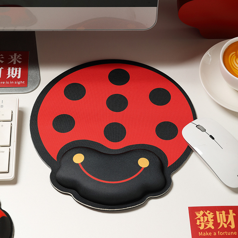 Alfombrillas de ratón transfronterizas, divertidas y variadas, reposamuñecas, alfombrillas de ratón de alta calidad con formas especiales, alfombrillas de ratón de dibujos animados para hombres y mujeres