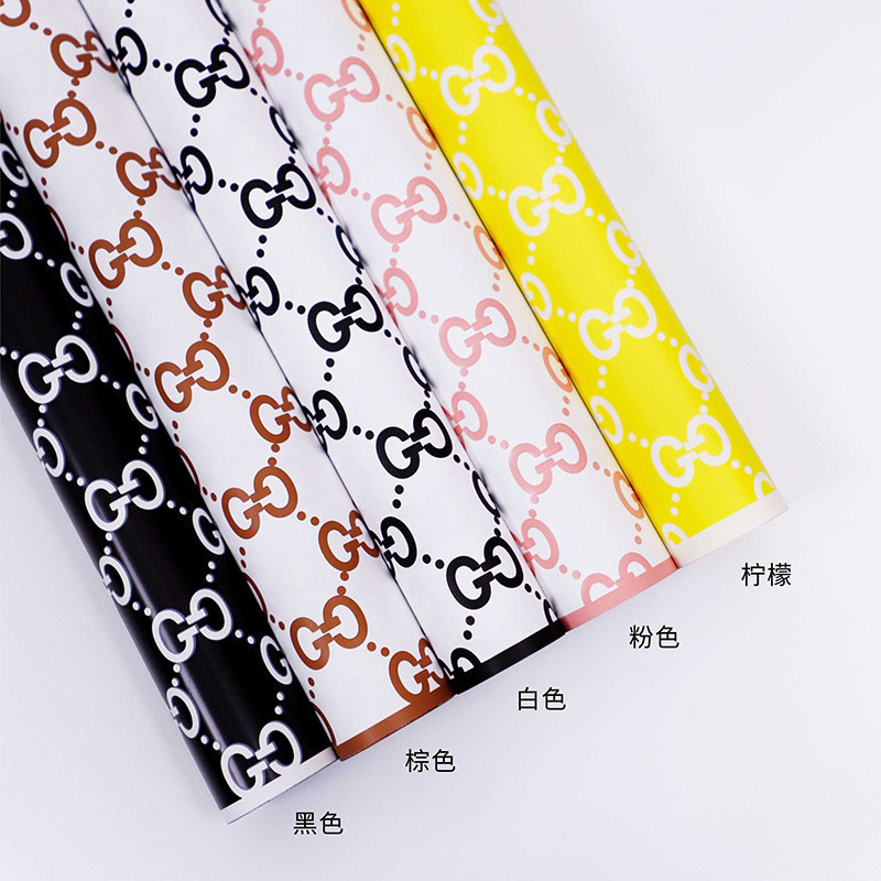 LiZhiRan papel de embalaje de flores en stock florista paquete de flores de gran marca material de papel de flores