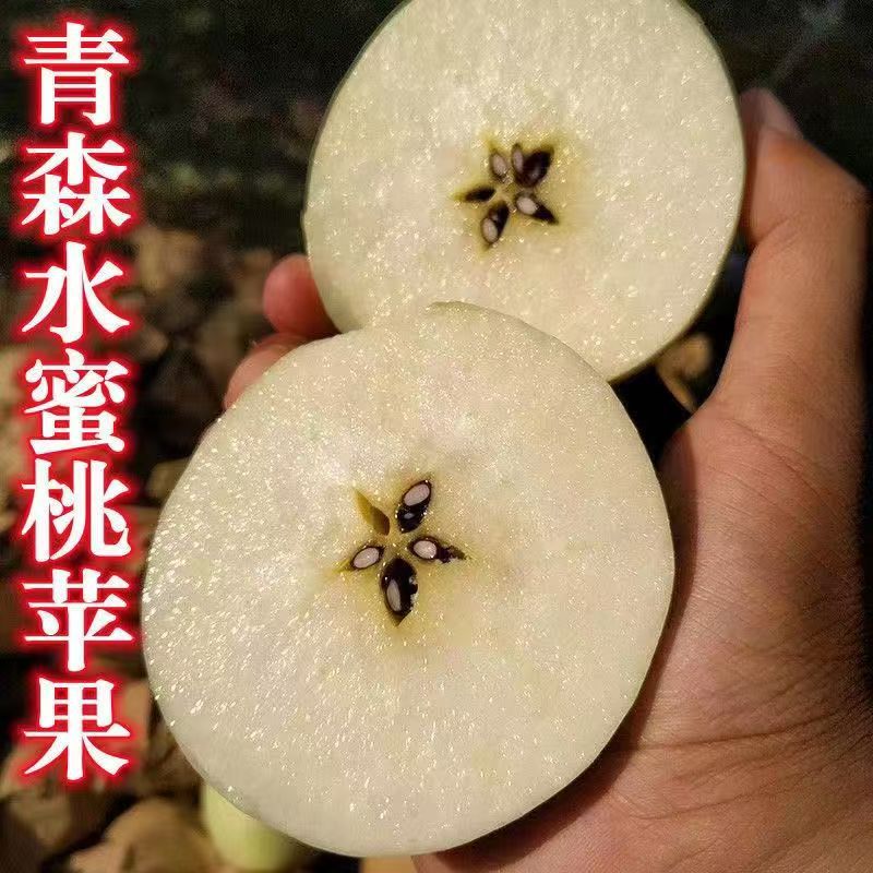 醉西子青森水蜜桃苹果应季水果现摘纯甜脆爽青苹果脆甜青苹果