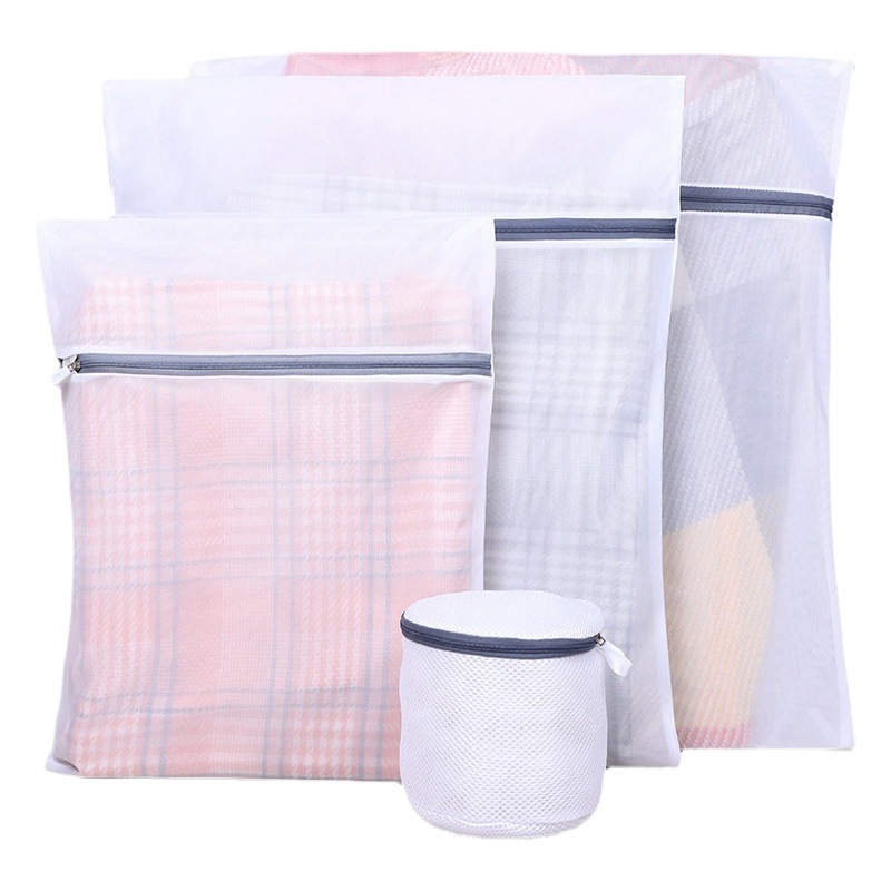 Thickened Thick and Thin Mesh Laundry Bag Set Washing Machine Special Bra Wash Bag Anti-Deformation Mesh Bag Spot Wholesale
