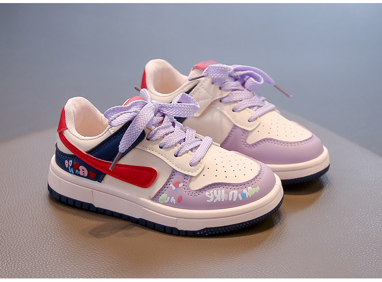 Modische Kindersneaker Für Mädchen Mit Klettverschluss Und Sohle_voghion.com