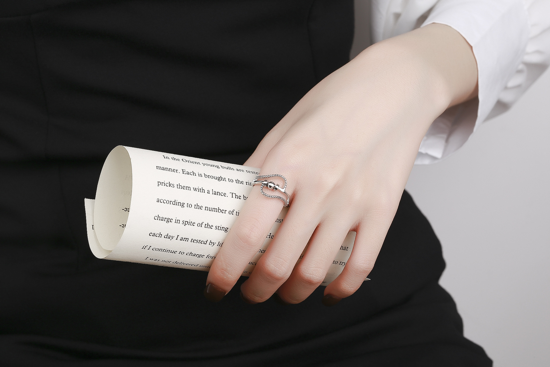 Fashion Geometric Copper Rings 1 Piece