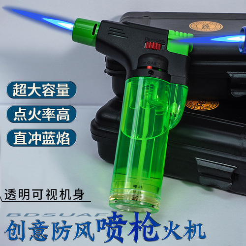 SK616 Windproof Direct Blast Inflatable Lighter for Outdoor BBQ and Moxibustion Moxa Pill Lighter - Factory Wholesale