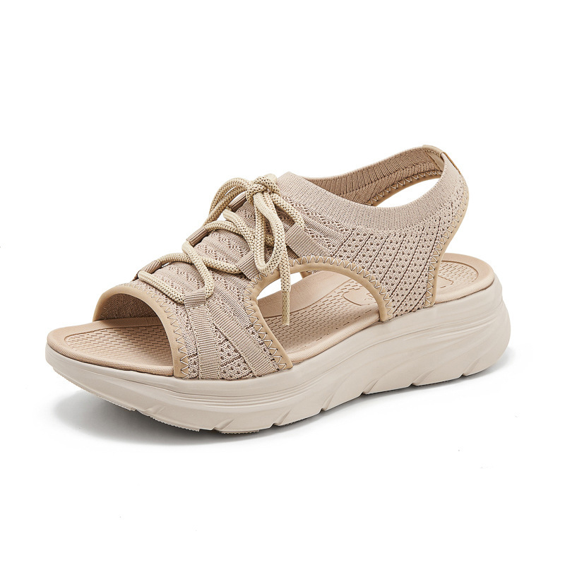 H580 - 8 Europa y los Estados Unidos nuevo 2025 deportivo MD correa casual de color sólido para mujeres zapatillas cómodas sandalias al por mayor