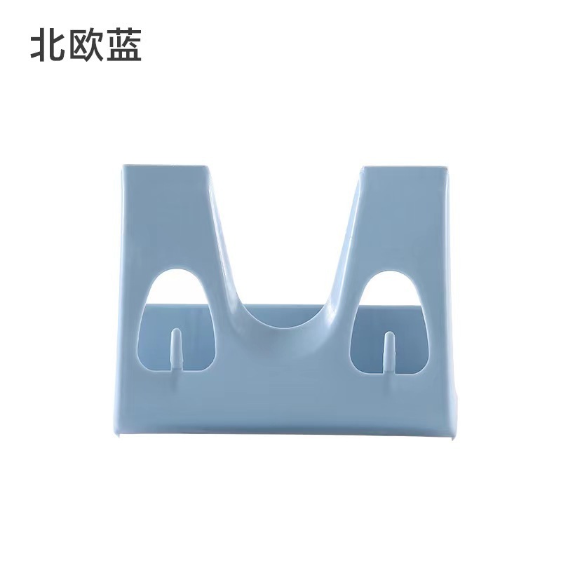 メーカー直売の鍋の蓋の棚の壁掛けは穴を開けないで台所のまな板の収納棚の壁のプラスチックの置物の収納棚を開けます。|undefined