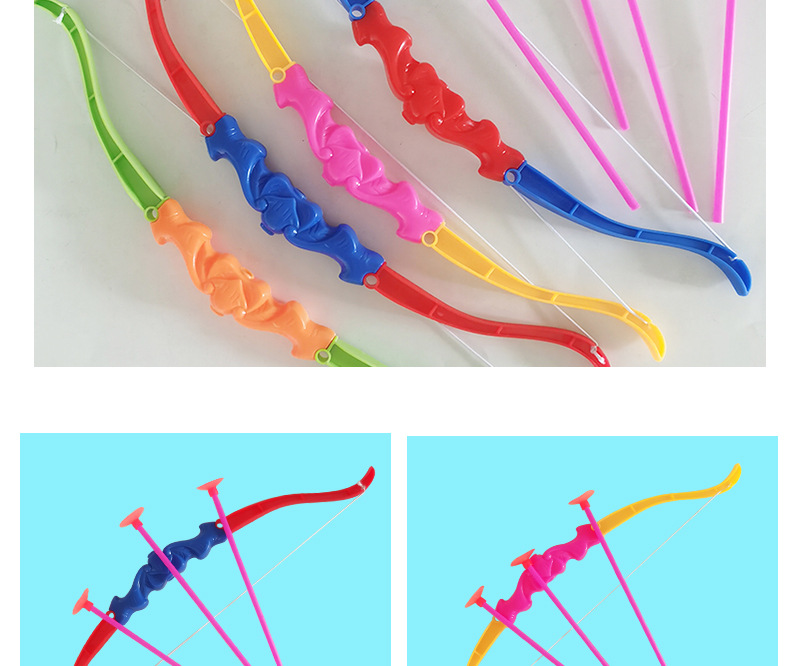 36cm Large Plastic Bow And Arrow Toy Sucker Bow And Arrow Set Children Education Toy Gift For Free Stall Wholesale display picture 7