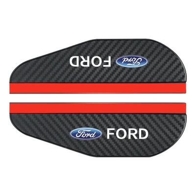 Rain Shield Universal Thickened Carbon Rearview mirror rainproof sticker - rain-eyebrow-carbon-fiber-pattern-ford-pair-set