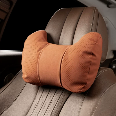 Mercedes-Benz Tesla neck pillow — Headrest - horn-style-clean-version-ideal-orange-headrest