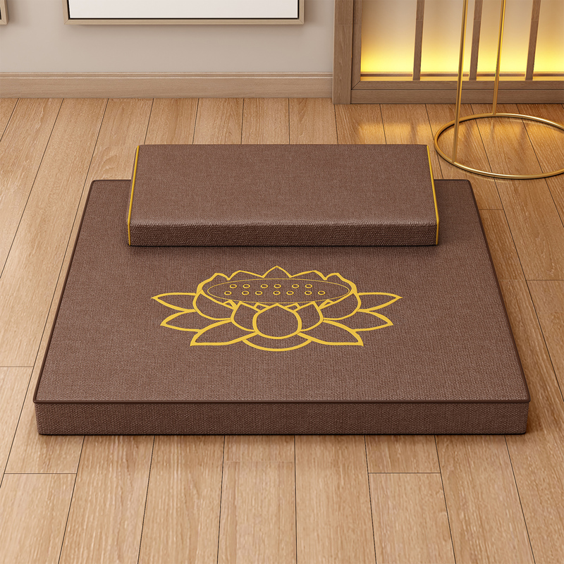 Meditation Cushion for Sitting, Worshiping, and Praying; Meditation Mat, Floor Cushion, Home Temple Coconut Palm Sitting Mat Meditation Cushion for Sitting, Worshiping, and Praying; Meditation Mat, Floor Cushion, Home Temple Coconut Palm Sitting Mat