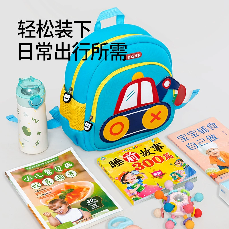 School bag for boys for kindergarten, children's backpack, new collection, diving, 3D, anti-lost