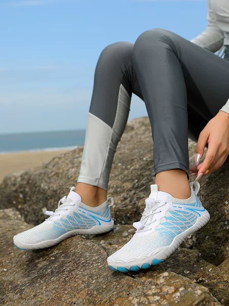 Cross-border indoor home fitness running outdoor beach shoes, athletic shoes, breathable water shoes, swimming and stream-crossing shoes, and beachcombing shoes