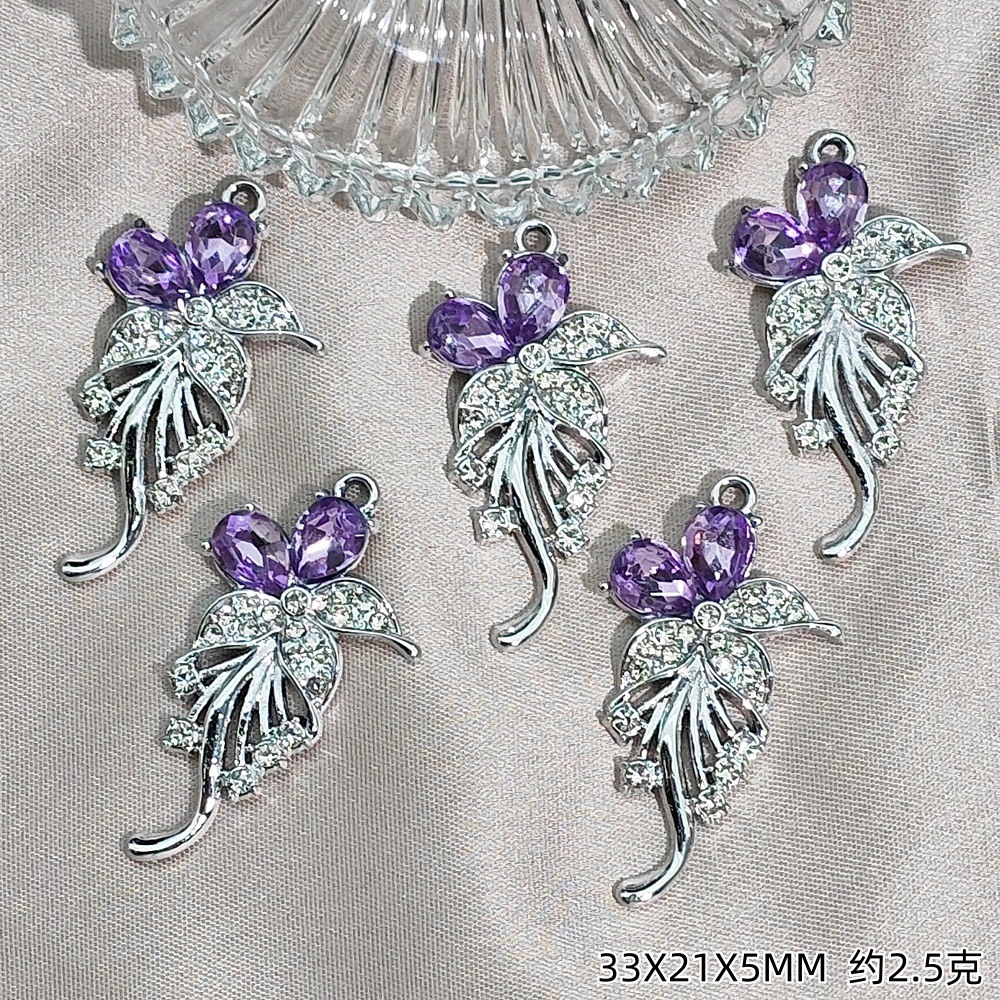 Exquisitos accesorios de joyería colgante de diamante de alta protección ultravioleta al por mayor collar DIY artesanal colgante de materiales de ropa de pulsera