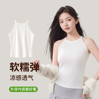 背心女夏外穿高级感10A抑菌天丝莱赛尔女士设计感吊带美背直销