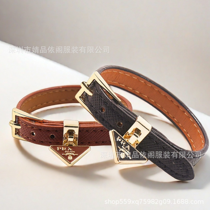 Europe and the United States cross-border punk style bracelet personality classic alloy belt buckle leather single loop bracelet factory wholesale bracelet Europe and the United States cross-border punk style bracelet personality classic alloy belt buckle leather single loop bracelet factory wholesale bracelet