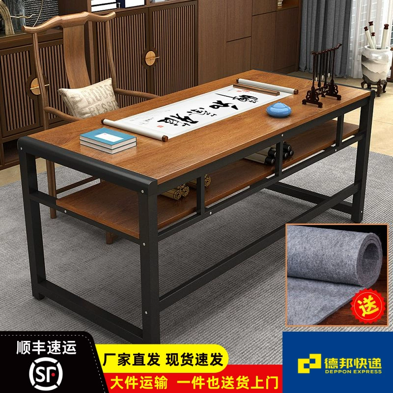 Письменный стол Каллиграфия Стол Книжная живопись Письменный стол Специальный письменный стол Двухслойный простой компьютерный стол Стол для обучения живописи