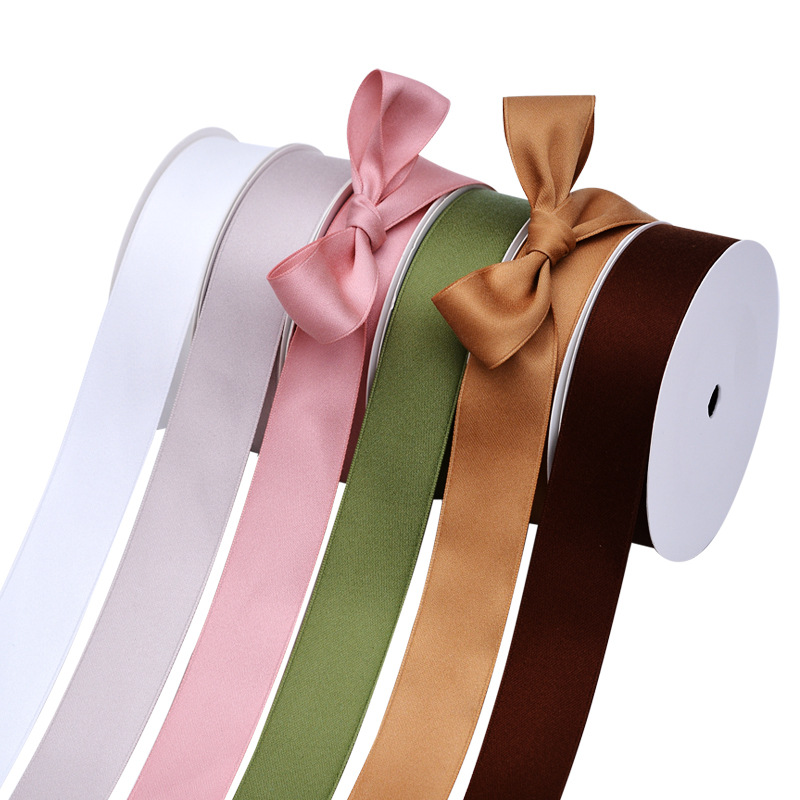 Cinta de algodón de poliéster de Corea del Sur 4 especificaciones 9 Popular color arco cinta de algodón accesorios para el cabello aromaterapia colgante regalo cinta 4cm rollo