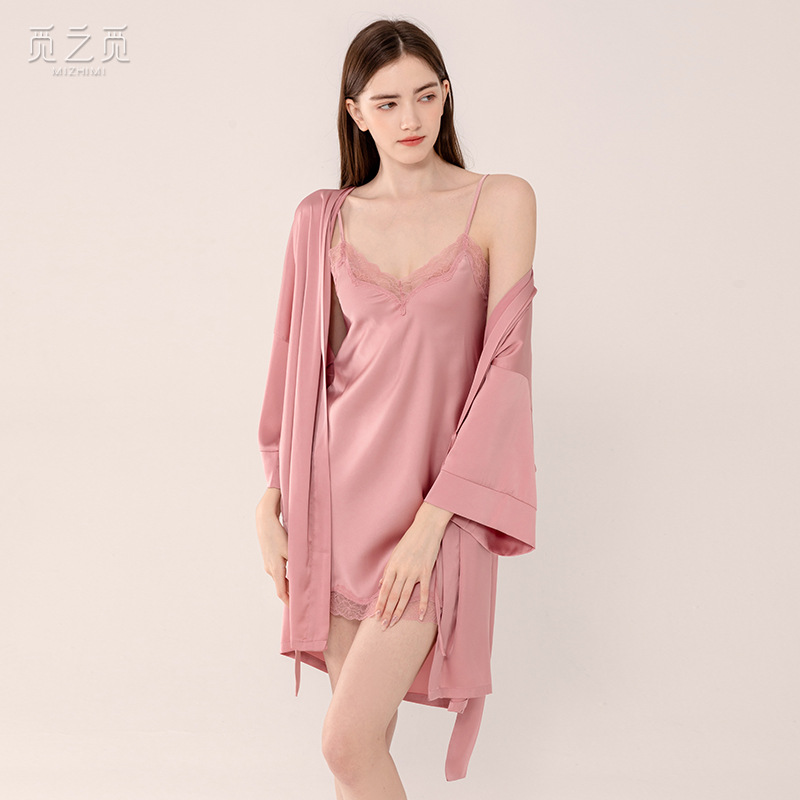 로즈 파우더 [잠옷 + 가운]