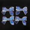 Acrylic beaded transparent aurora colorful laser accessories accessories loose beads bracelet DIY chip beading material