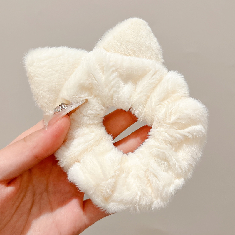 Anillo de cabello de intestino grande coreano para mujeres de alto nivel toallas cuadradas cuerdas de cabello de alta elasticidad y elásticas duraderas flojas flojas