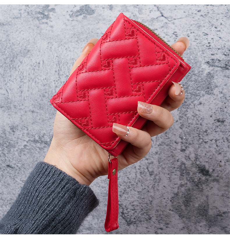 Mujeres Color Sólido Cuero Sintético Gire La Tapa Carteras Pequeña display picture 6