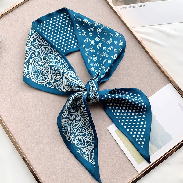 Cashew polka dot blue