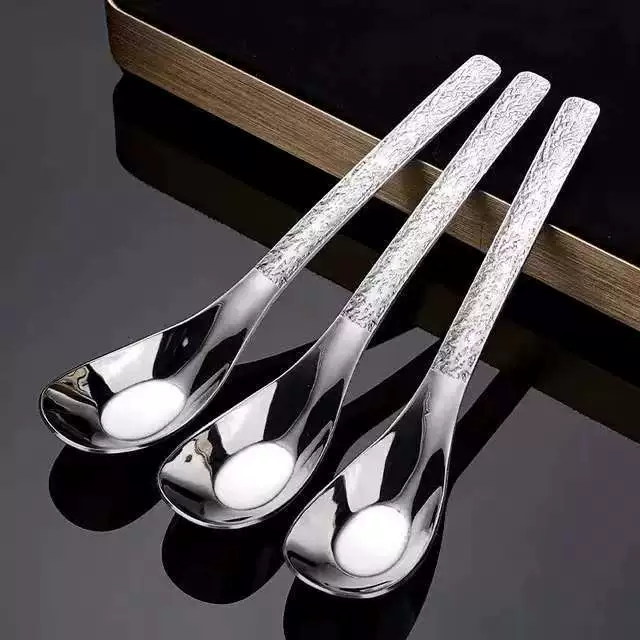 Новая ложка из нержавеющей стали с молотком, домашняя десертная ложка